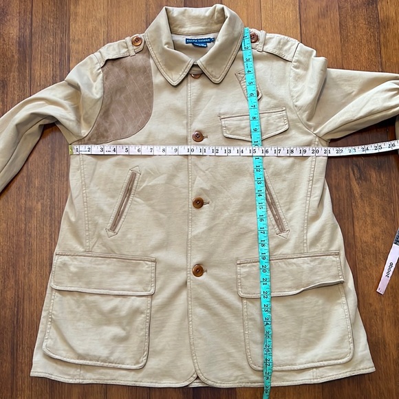 Ralph Lauren Blue Lable Iconic Country Style Cotton Twill Field Jacket in Beige - Picture 5 of 15